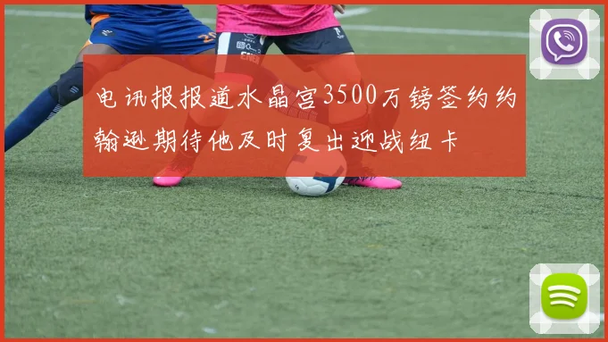 电讯报报道水晶宫3500万镑签约约翰逊期待他及时复出迎战纽卡